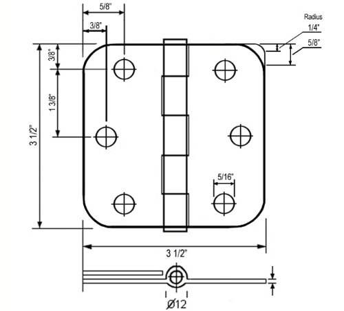 30 PCS Satin Nickel 3.5