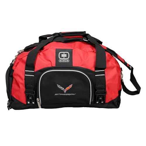 C7 OGIO Big Dome Duffel Bag with Corvette Logo & Stingray Script – Official GM Lifestyle Accessory