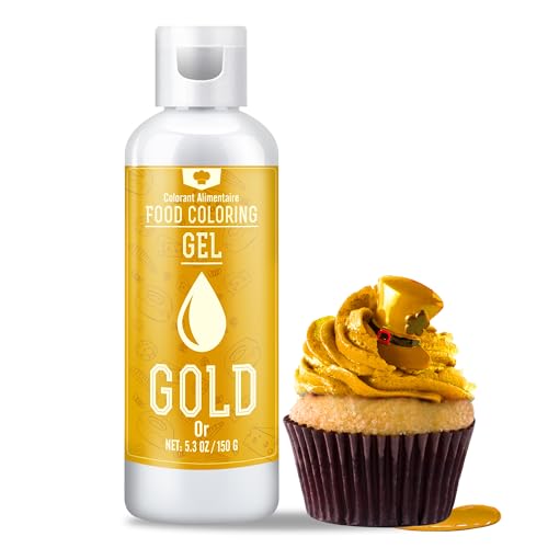 Gel Food Coloring - 5.3oz Vivid Food Coloring Gel for Baking, Cake Decorating, Icing, Cookie, Fondant and Macaron - Tasteless Food Color Dye for Frosting,...