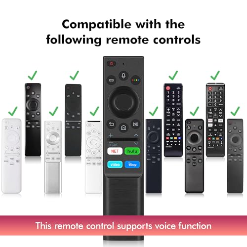 Image of Replacement Remote Control for Samsung Smart TV, Universal Samsung TV Remote Compatible with Frame, Crystal 4K UHD, Neo QLED 4K /8K, OLED & QLED Models with Voice Control