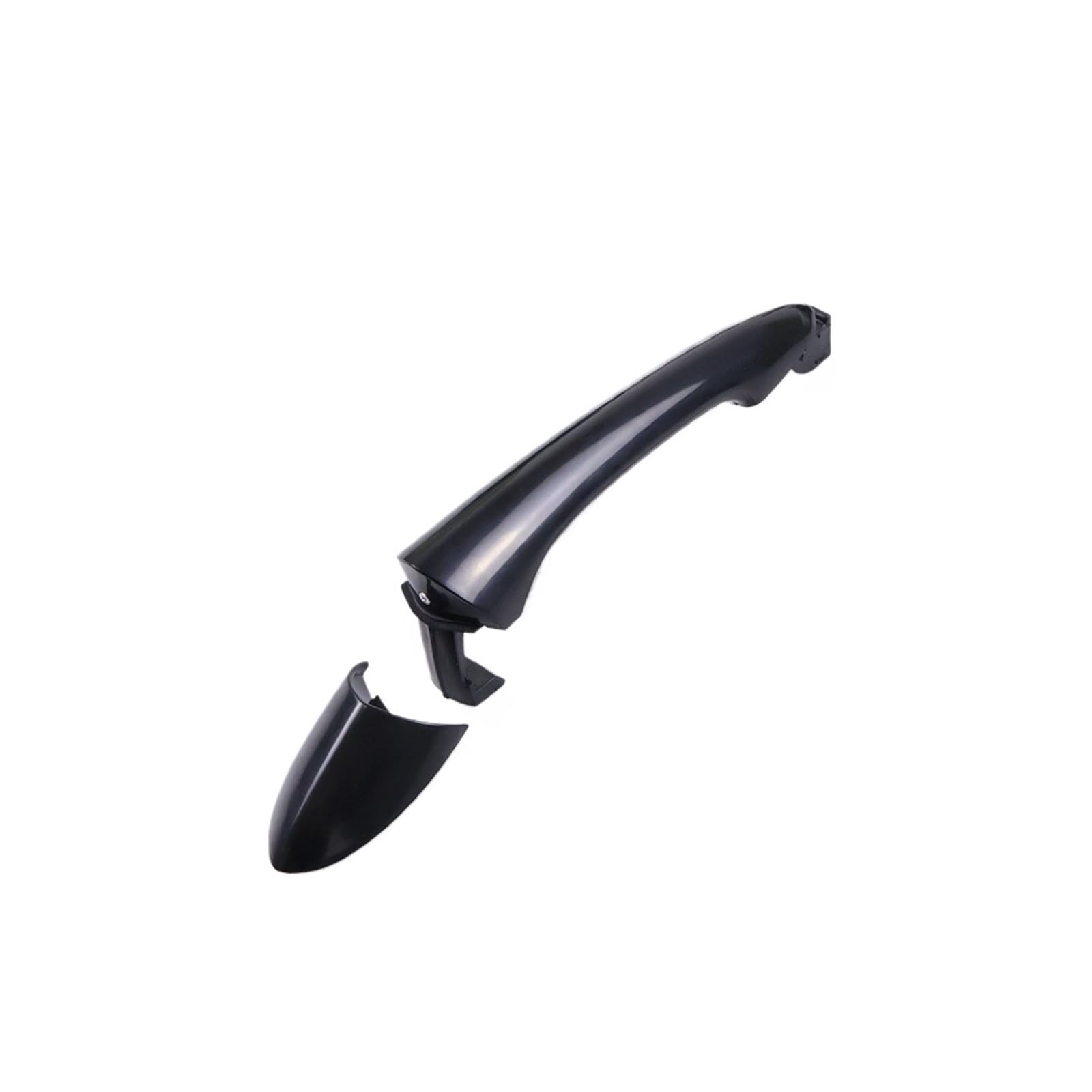 Shlpzhgmc Rear Right Outer Door Handle Black Compatible With 2011-2014 Hyundai Sonata I45 Exterior Handle 82651-3S000 82652-3S000(Rear Right)