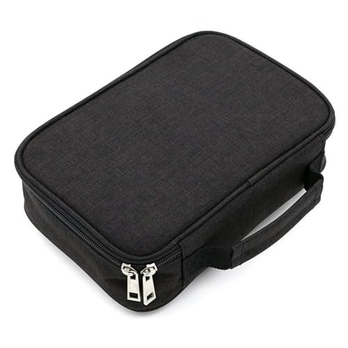 Estojo BOX escolar de grande capacidade armazenamento 100 Pens Impermeável (Preto)