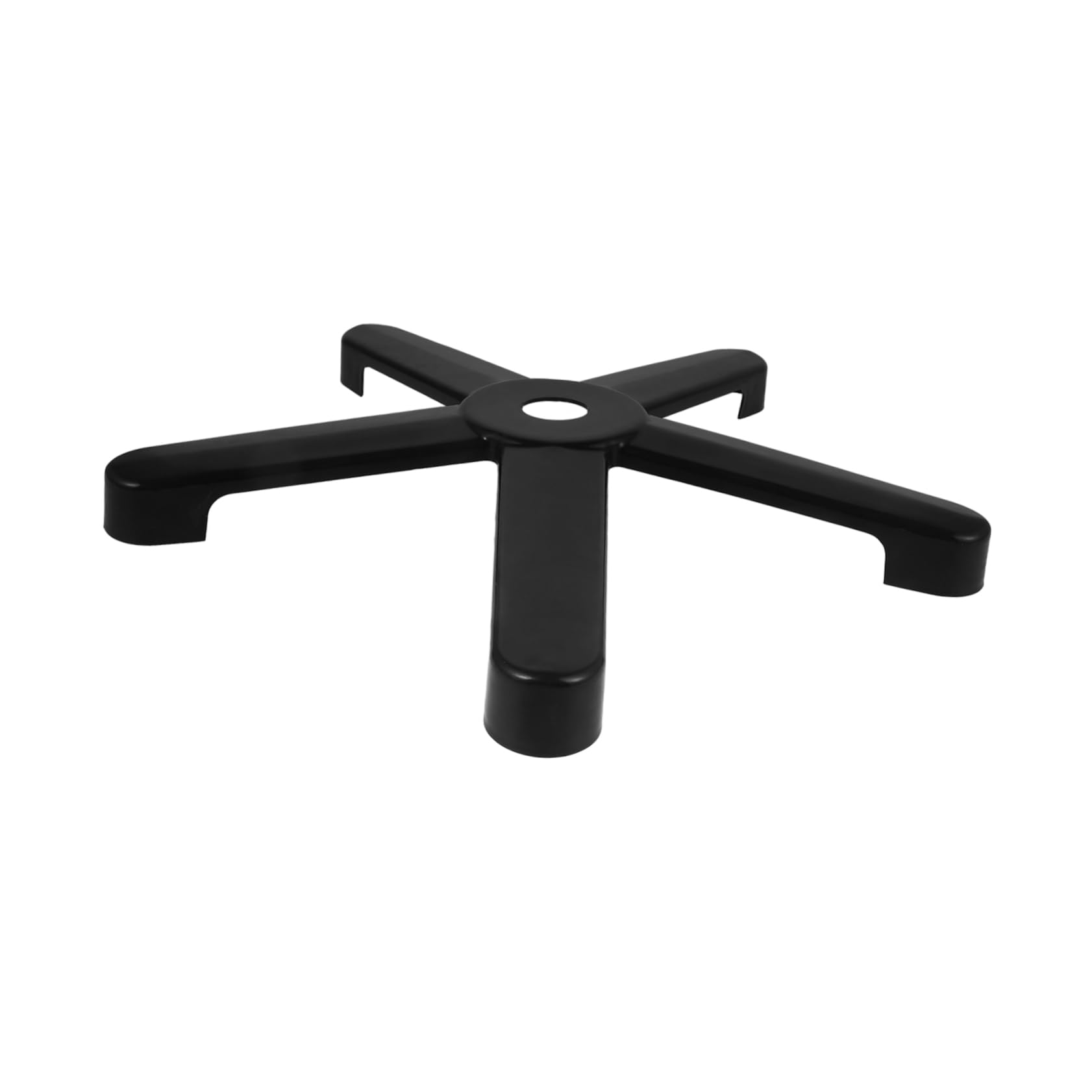 ABOOFAN Stand Base Cap Plastic Black Compatible Standard Wheels Clinic Accessory