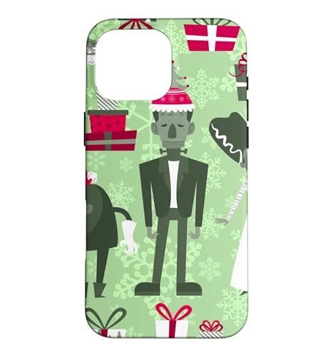Image of green christmas monster bride frankenstein creepy horror Case for iPhone 16 Pro Max