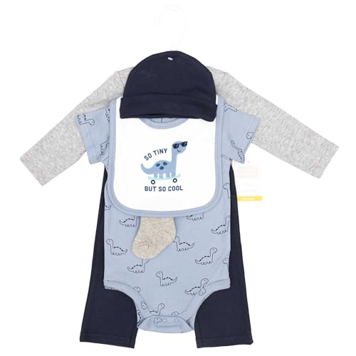 Hudson Baby Skateboard Dino Layette Set