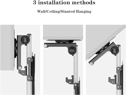Support mural pour téléviseur orientable et robuste pour salon
