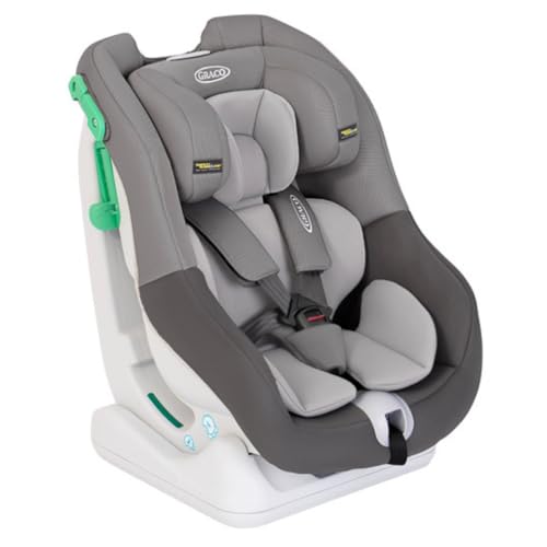 Graco - Extend™ LX R129 Silla de coche evolutiva 2 en 1, de 40 a 105 cm (desde el nacimiento hasta los 4 años aprox.), instalación con cinturón de seguridad del vehículo, color Frost Gray