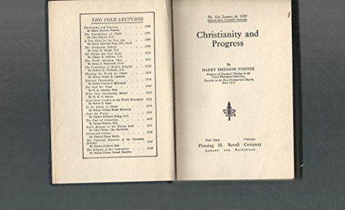 Christianity and Progress B00085K1PG Book Cover