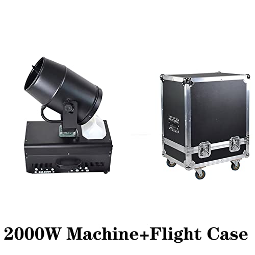 Máquina de nieve, máquina de nieve grande de 2000 W con control remoto, rociado directo de 120° a 5-7 m, para interiores y exteriores, efecto escénico, Navidad, bodas, fiestas, etc. miniatura 7