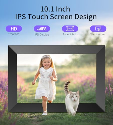 Uhale Digital Picture Frame 10.1" WiFi Electronic Photo Frames 32GB Storage - Image 4