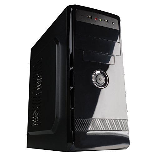 Hiditec Karma PSU500 (Micro ATX, ATX, 2 x USB 2.0, Estructura Acero y ABS, Fuente incluida de 500W con Ventilador de 120mm) color negro