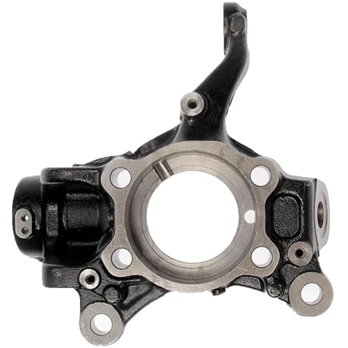 Image of Detroit Axle - Front Left Steering Knuckle for 2011-2018 Volkswagen Jetta, 2012-2022 Passat, 2011-2019 Beetle, 2013 2014 2015 2016 2017 Driver Side Steering Knuckle Assembly Replacement