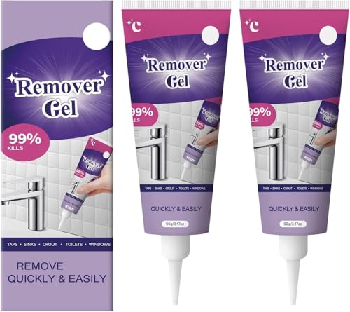 BIJIELAODIAO 2Pcs Cleaning Remover Gel Powerful Household Cleaning Gel Suitable for Bathroom and Kitchen Tile Gaps sink countertop Safe Formula That Does Not Damage Surface Strong penetration