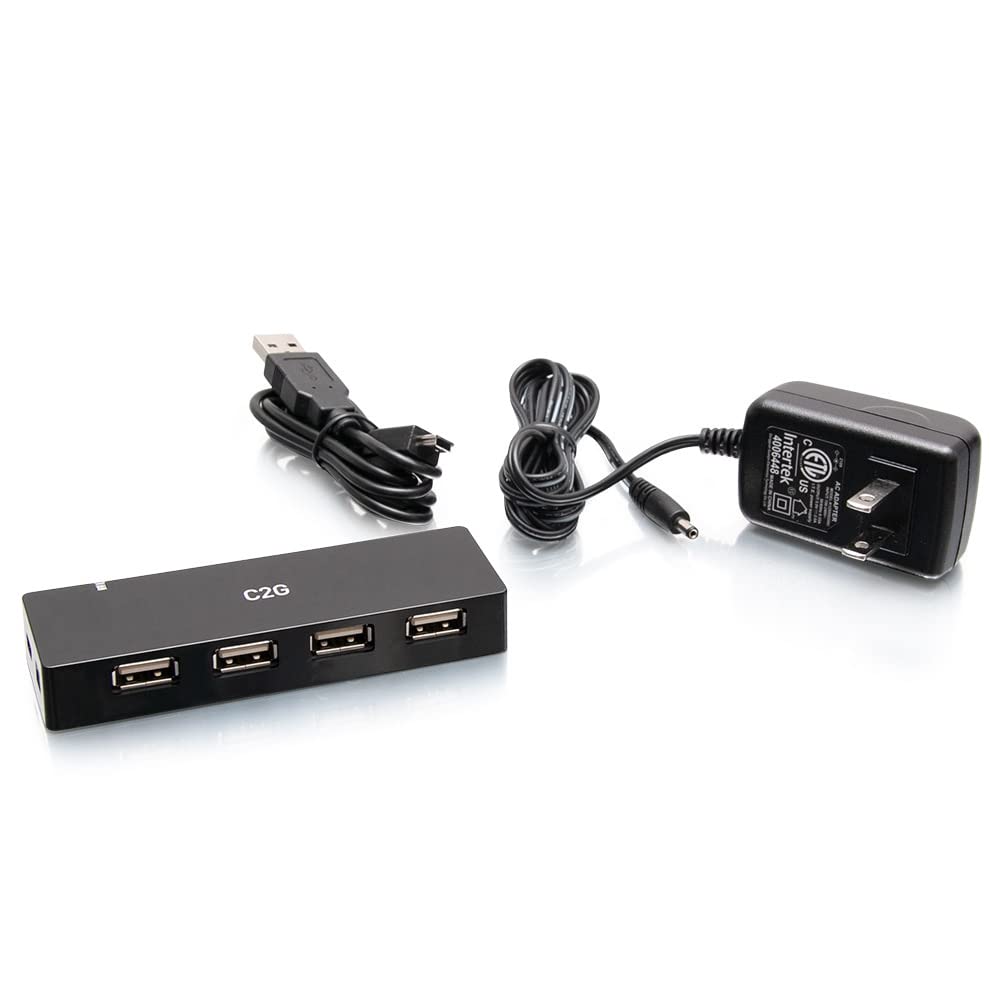 4-portowy hub USB-A z zasilaczem 5 V 2 A