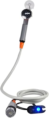 Miniatura 4 de LUOOV Upgraded Portable Camping Shower, Compact Shower Pump with USB Rechargeable Batteries, Handheld Outdoor Shower Head for Camping, Hiking,