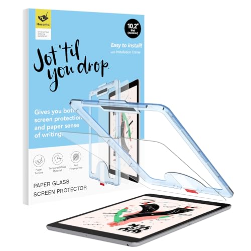 Hocents. Paperfeel Glass Screen Protector for iPad 9th/8th/7th Generation