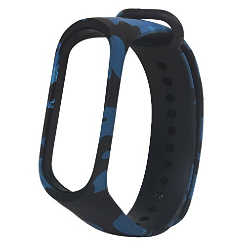 Pulsera Xiaomi Mi band 3, Patrón Camuflaje Moda Anti-Lost TPE Correa De Pulsera De Reemplazo Correa Elegante Accesorios Para Xiaomi Mi banda 3 Colorido