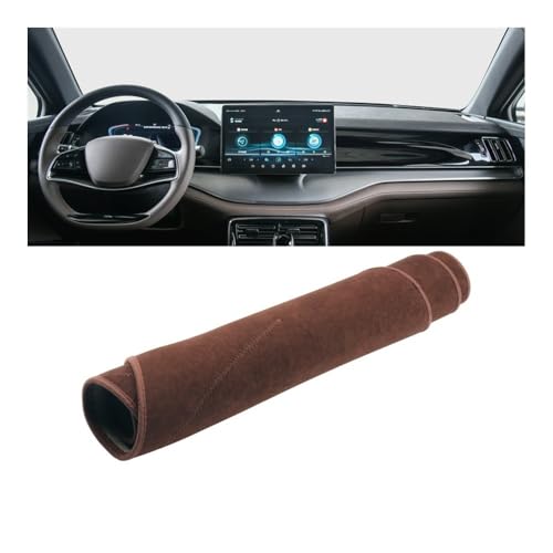 Tapis de bord antidérapant pour BYD Tang 2021-2023 : l'élégance du marron LHD