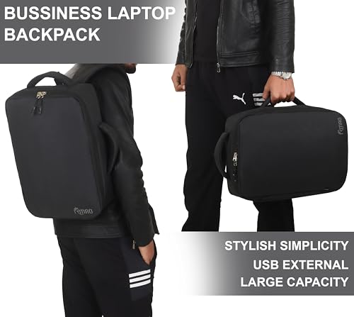 Image of IRMAO Large Capacity Classic Fashion Multi Functional Business Backpack Durable Daily Waterproof Travel Laptop Backpack (D HAND)