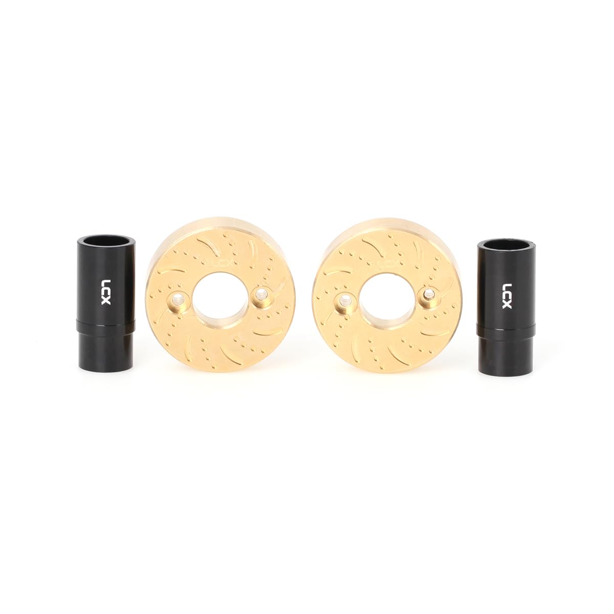 LCX Racing 1/10th RC Crawler Car Heavy Weight Aluminum Rear Lock Out w/Brass Counter Weight 102g for RC Car Axial RBX10 RYFT AXI03009 AXI03005 - Image 4