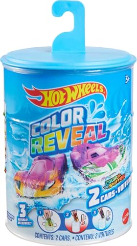 Hot Wheels 900 HBN63 EA Hotwheels Colour Reveal 2 Pack CDU, Multicoloured
