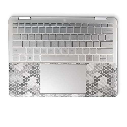 Image of MightySkins Carbon Fiber Skin Compatible with HP Spectre x360 14 inch (2022) Full Wrap Kit - Camo Hexadots | Protective, Durable Textured Carbon Fiber Finish | Easy to Apply | Made in The USA
