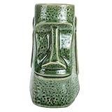 TOYANDONA Keramik Tiki Becher Hawaiian Cocktail Tassen Kreative Exotische Partybecher für Bar Restaurant Zuhause Langlebig und Stilvoll