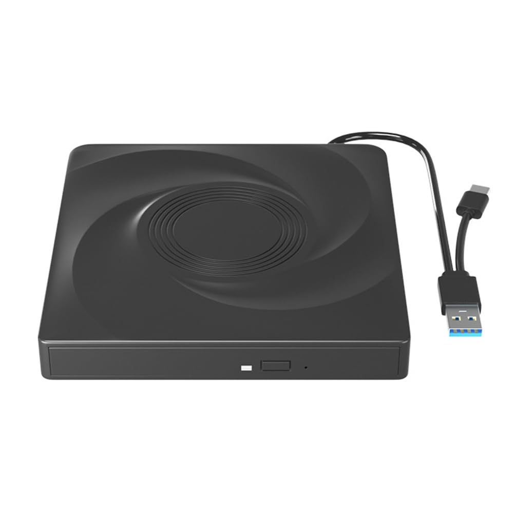 External CD/DVD Drive Portable CD DVD +/-RW Drive Optical Drive Player Reader USB 3.0 & Type-C for Win 11 10 8 7 Easy Install Easy to Use-picture-25