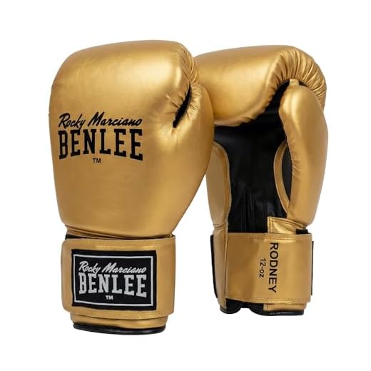 Benlee Rocky Marciano Rodney - Guante de boxeo (PVC), color dorado, talla 12