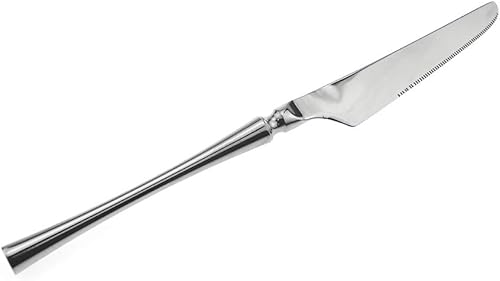 Miniatura 11 de JASHII Juego de 20 cubiertos de acero inoxidable 304, juego de vajilla de cocina color negro, cuchara, tenedor/cuchillo, acabado de espejo