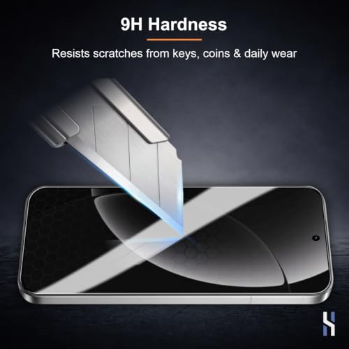 Image of Tempered Glass for Realme GT8 | GT8 Pro - Military Grade 9H Screen Guard, Anti-Scratch, Shatterproof, Edge to Edge Full Coverage - Black Border