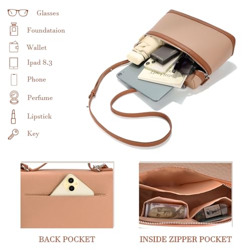 Crossbody Bag Purses for Women Trendy Vegan Leather Shoulder Bag for Women Satchel Purse4