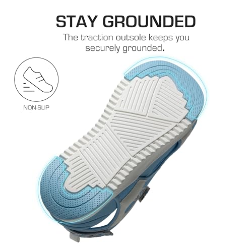 DREAM PAIRS Women's Walking Sandals Arch Support Orthopedic Recovery Hiking Sandals Thick Athletic Cushion Adjustable Strap for Plantar Fasciitis4