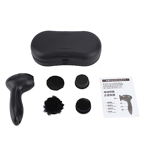 Cireuse à Chaussures électrique Mini Portable, Brosses de Nettoyage de Machine à Polir les Chaussures électriques pour Sacs en Cuir Entretien des Sièges...