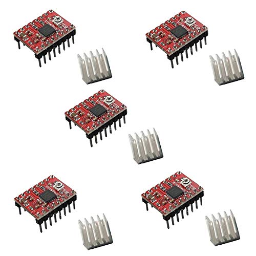 Stepper Driver A4988 Pololu Motor Impresora 3D reprap prusa stepstick (5 Unidades)