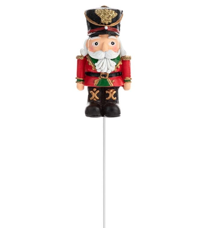 Napco Imports 52146 Nutcracker Pick, 3-inches Height, Resin