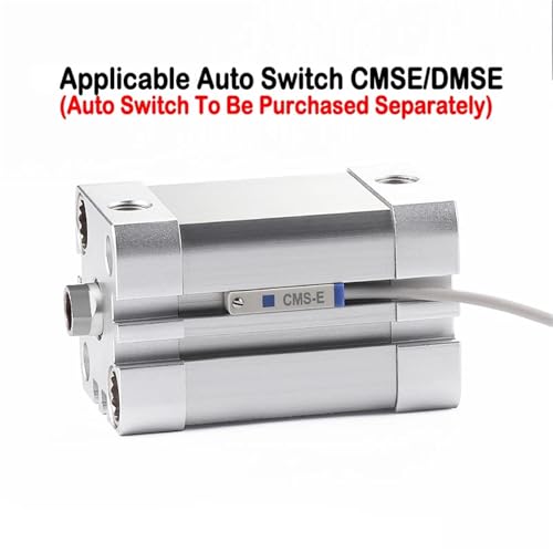 Cylindre pneumatique double effet ADN 50 60 vérin compact mince