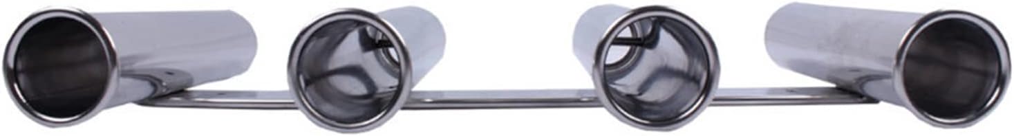 Fishing Rod Racks Stainless Steel Rod Holder 4 Link Rack Marine Fishing Pod Accessories Vertically Mounted For Marine Boat Accessory for Boat Yacht