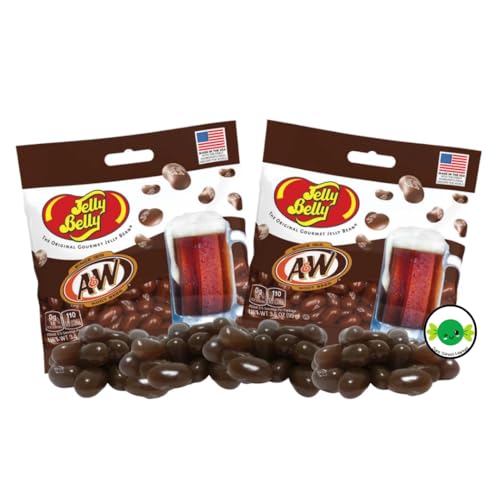 June Street Market Jelly Belly Gourmet Flavored Jelly Beans, 2 Pack Bundle With June Street Market Kawaii Sticker cover