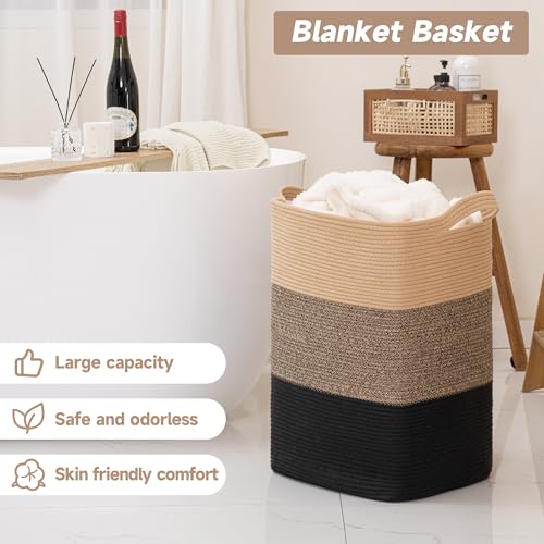 50% Off CLHMILY&Z 95L Laundry Basket - Jute Rope Storage Bin - Image 2