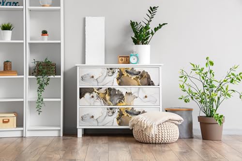 Adhesivo para muebles que tapa imperfecciones con efecto mármol mate 3