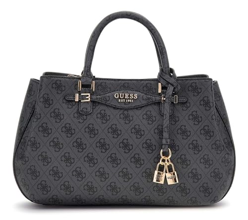 Il nuovo GUESS borsetta nel pattern del logo e il formato accattivante è un vero capolavoro. Il look chic può essere abbinato a molti outfit e li completa sapientemente con stile. Con il fascino logo extra hai un grande momento clou al tuo fianco. Dimensioni: 29 x 20 x 10 cm