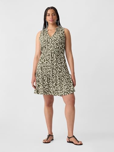 Image of Gap Women's Sleeveless Split Neck Dress