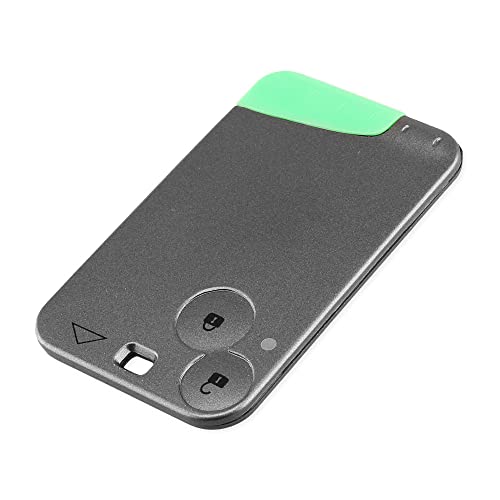 AAD Carte Coque Télécommande 2 Boutons Compatible avec Renault Espace 4, Laguna 2 et Vel satis