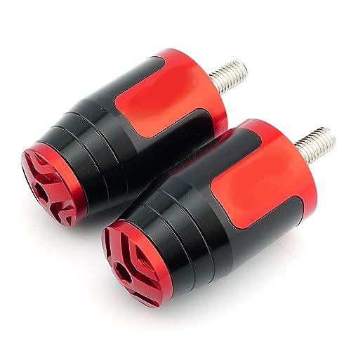 Contrapesos y puños rojos de motocicleta para SYM Joymax Z Cruisym GTS 300 2