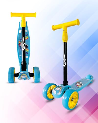 Scooter for Kids 6-12, Scooter for Kids, Foldable and Adjustable with PVC Wheels, Perfect Scooter for Kids 2+ Years - KOXTONS, Blue (B0D464MRJL) Amazon Price History, Amazon Price Tracker