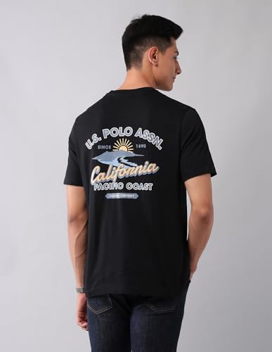 Image of U.S. Polo Assn. Denim Co. Men's Brand Printed Muscle Fit T-Shirt