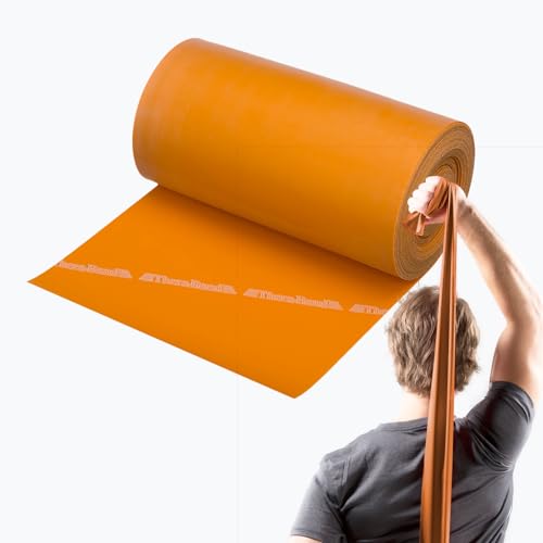 Ceraband Training Band, Training Tube, Gold, Length 22.4 ft (5.4 m), Width 4.9 inches (12.5 cm), Strength Level: +5 TB-7, Manual Included, Rubber, Heavy Duty, Muscle Training, Stretching, Warm-Up,
