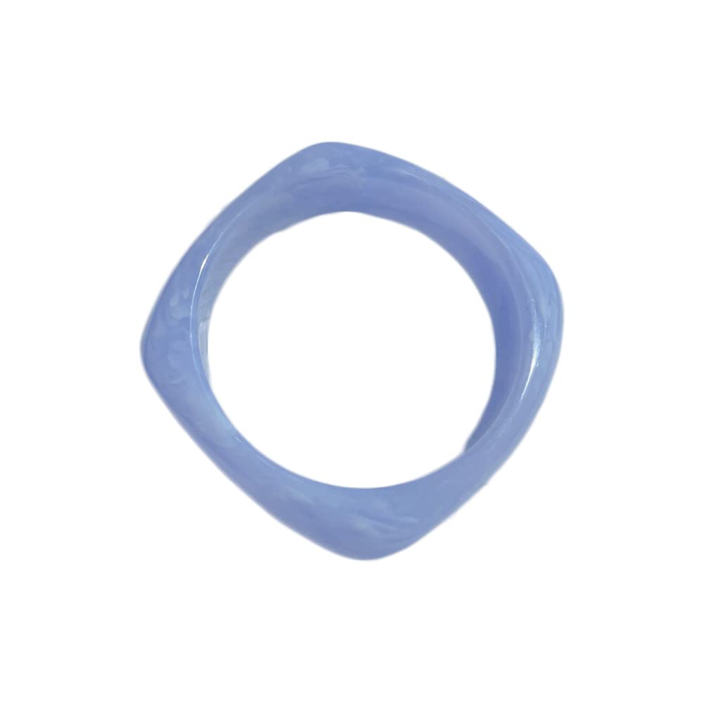 Chunky Colorful Transparent Acrylic Resin Wrap Bangle Tortoiseshell Irregular Geometric Wristbands Cuff Bangle Bracelet for Women Statement