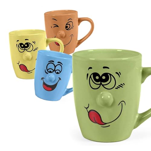 𝐂𝐀𝐏𝐀𝐂𝐈𝐓𝐀̀ 𝟑𝟏𝟓 𝐌𝐋 𝐈𝐃𝐄𝐀𝐋𝐄 𝐏𝐄𝐑 𝐂𝐎𝐋𝐀𝐙𝐈𝐎𝐍𝐄 - Ogni tazza ha una capienza di 315 ml, perfetta per latte, tè e altre bevande da colazione. Il formato consente un utilizzo versatile durante tutta la giornata. Ideali per chi ama una tazza capiente e funzionale.